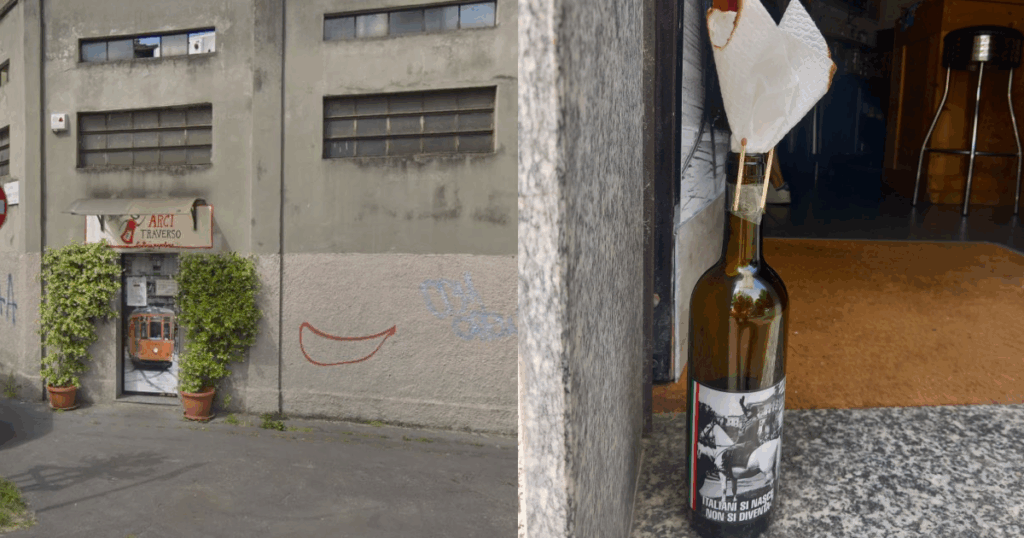 Finta molotov davanti alla Trattoria Arci Traverso a Milano: "È una chiara intimidazione fascista"