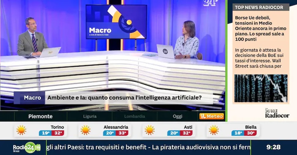 Il Sole 24 Ore in Tv: da domani al via il canale 246 sul digitale terrestre vai alla homepage de Il Sole 24 Ore