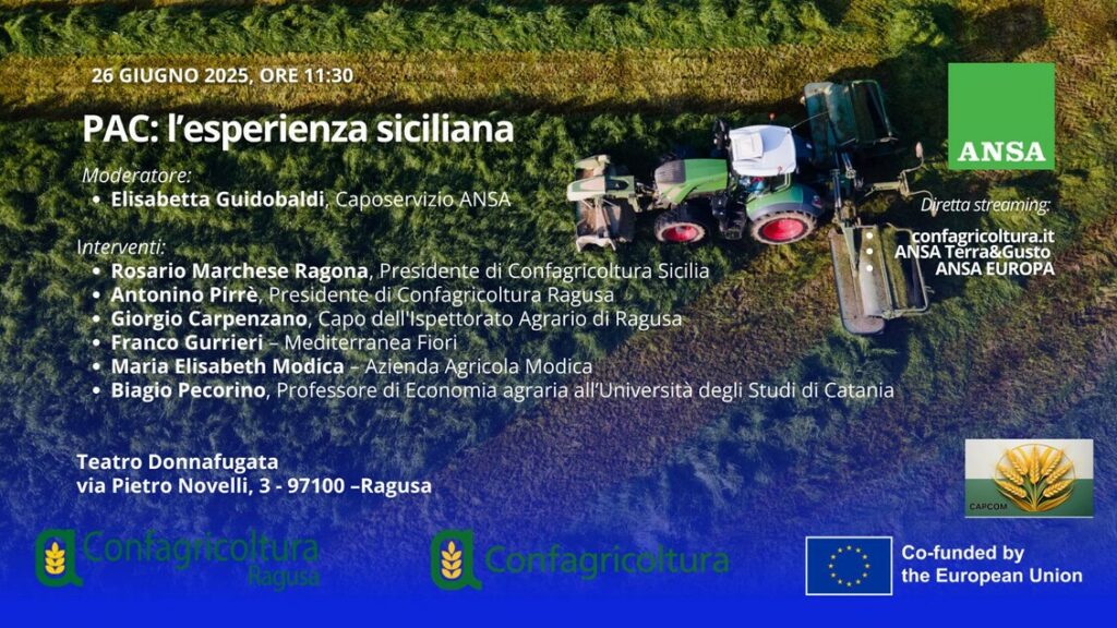 La politica agricola comune, confronto tra esperti a Ragusa DIRETTA DALLE 11:30 - Progetto CAPCOM