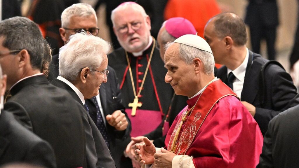 Mattarella incontra Papa Leone XIV in Vaticano Mattarella incontra Papa Leone XIV in Vaticano