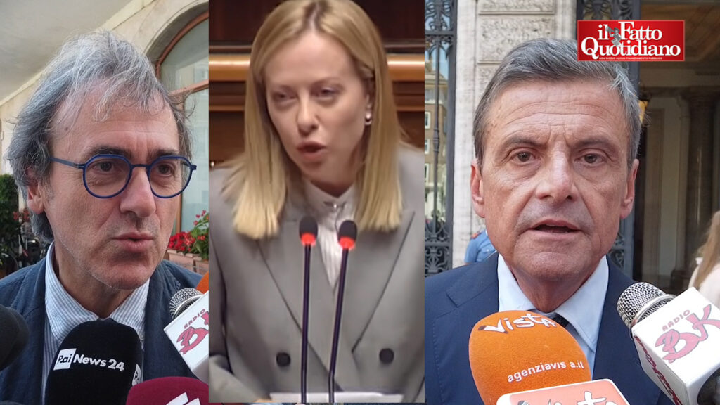 Meloni: "5% pil in armi abbiamo piano credibile". Calenda: "Se lo è lo votiamo", Bonelli: "Un favore a Trump"