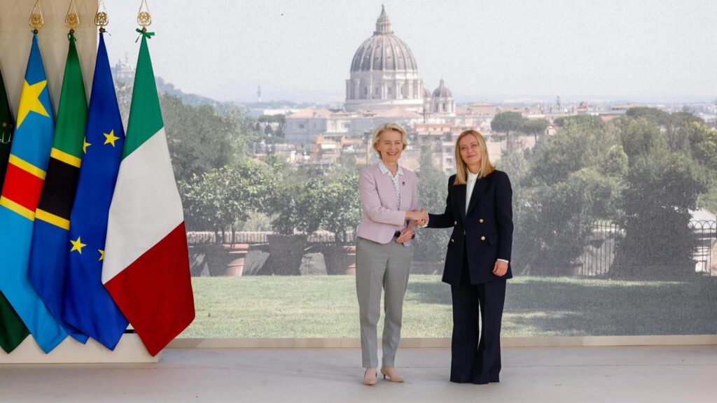 Meloni: “Rafforzando l’Africa si rafforza l’Europa”. Il vertice con von der Leyen a Roma