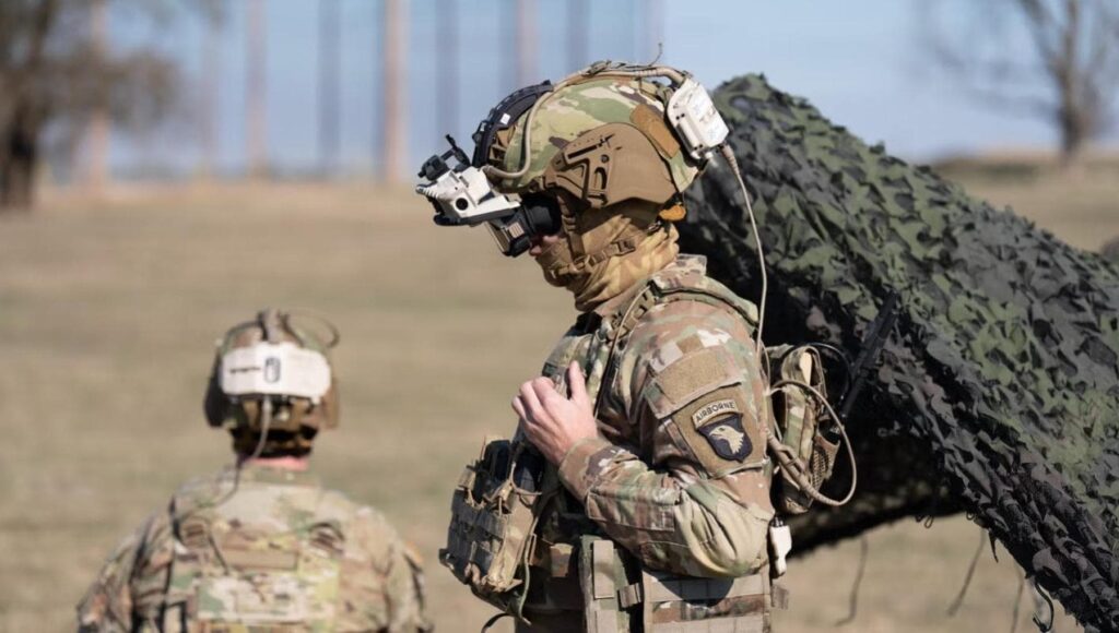 Meta Sta Lavondo a Un MILITURE DI VISORE CHE DARÀ AI SOLDATI Capacità Sovrumane
