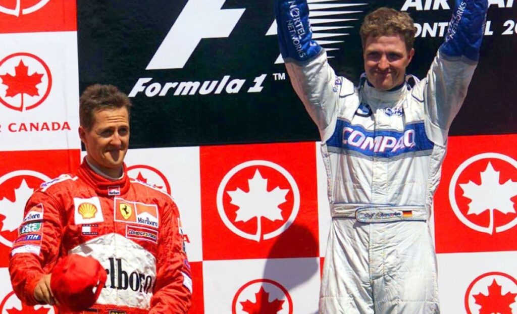 Michael e Ralf Schumacher, fratelli (anche in pista) per un GP: Canada 2001 Michael e Ralf Schumacher, fratelli (anche in pista) per un GP: Canada 2001