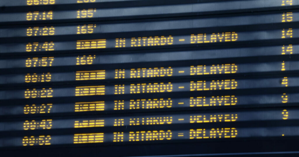 Ritardi fino 220 minuti per treni sulla linea Bologna-Prato