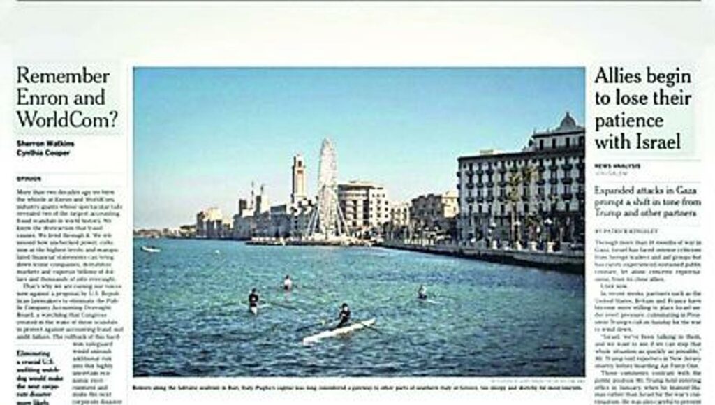 Una città orientata al futuro, l’eterna trasformazione che ha portato Bari sul NYT Una città orientata al futuro, l’eterna trasformazione che ha portato Bari sul NYT