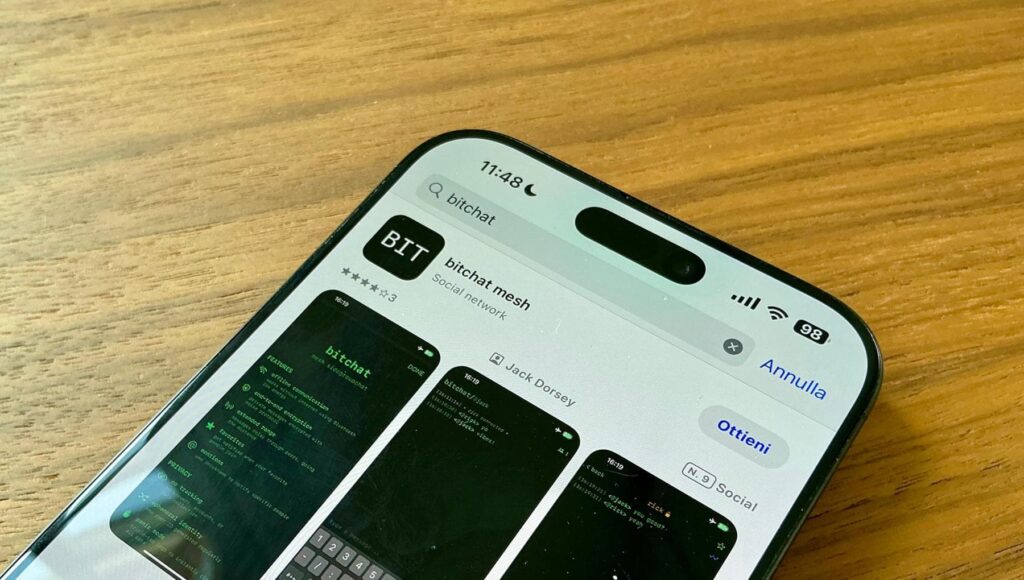 Arriva su App Store Bitchat, L'App di Messaggistica Che non USA Internet