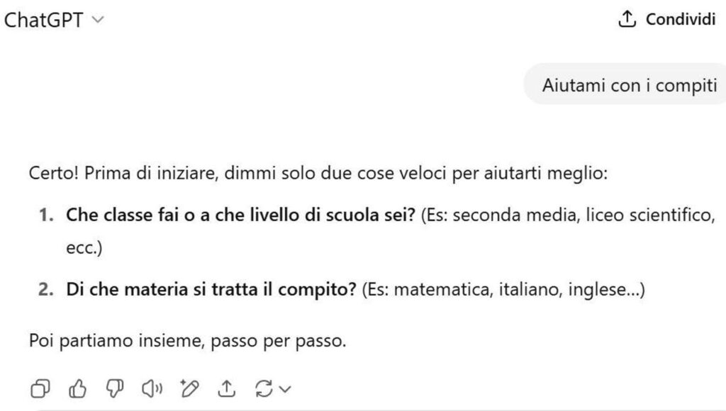 CHATGPT, CON LA MODALIZIA STUDIO L'IA Dà LE RIPETIONI ANZICHICE UNA RISPOSTA DIRETTA