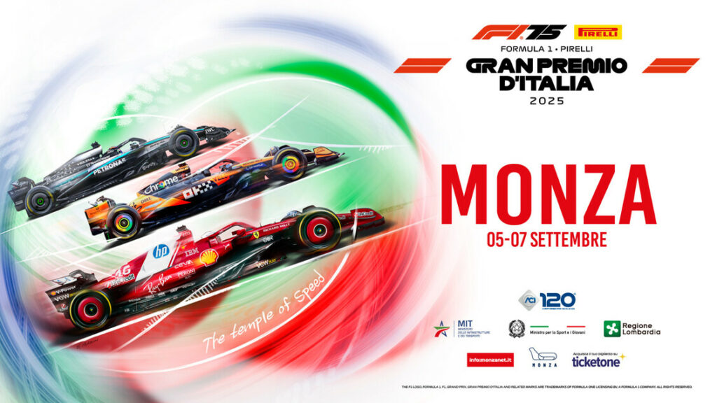 F1: presentato il poster del Gran Premio d'Italia 2025 - F1