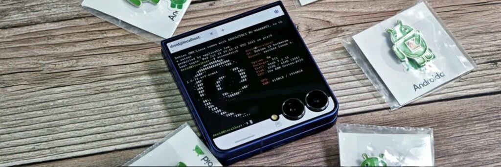 Galaxy Z Flip 7 SupportA il Termina Linux Di Android, IL Galaxy Z Fold 7 per ora No