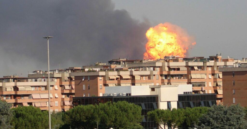 "L'esplosione del distributore di Roma ha generato diossina"