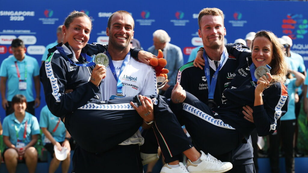 Mondiali nuoto: Italia d'argento nel fondo, poker per Taddeucci - Nuoto