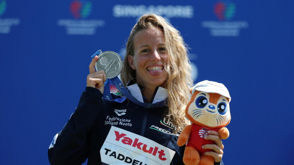 Mondiali nuoto: Taddeucci argento anche nella 5km donne - Nuoto