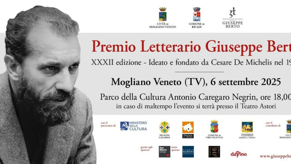 Premio Berto, scelta la cinquina 2025 - Libri