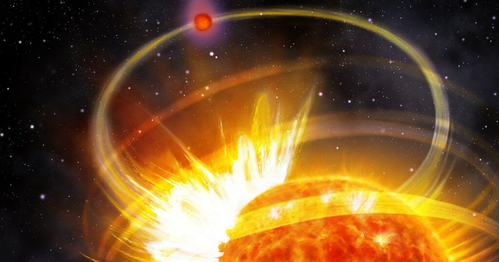 Scoperto il primo pianeta "autolesionista": Hip 67522 b provoca esplosioni della stella madre