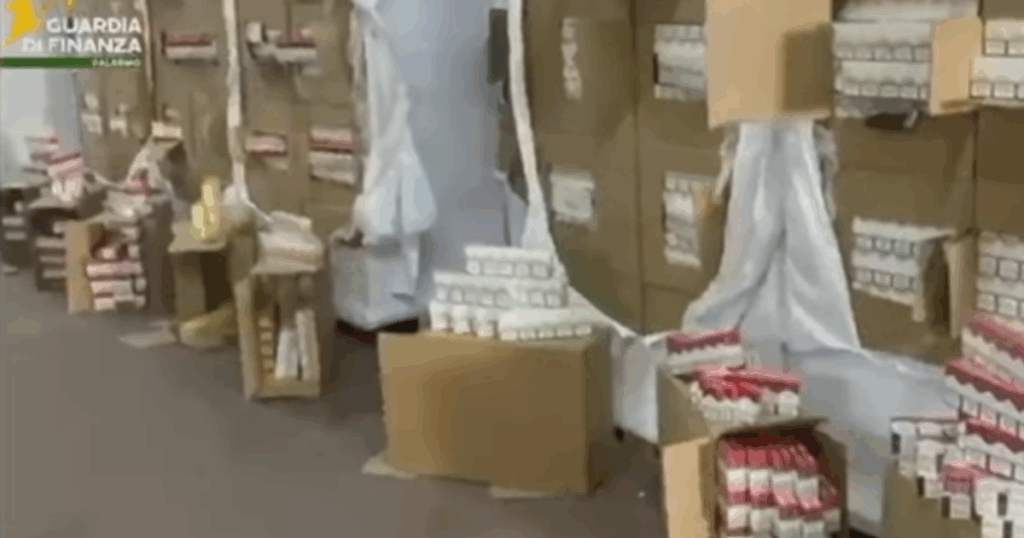 scoperta maxi-fabbrica di sigarette false da 2 milioni di "bionde" al giorno