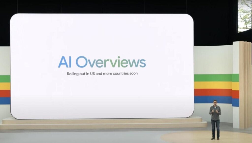 AI Panoramica non Penalizza il traffico Web, dadi Google
