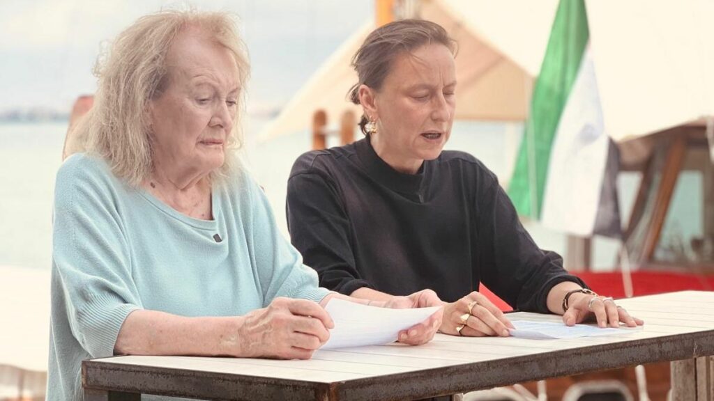 Annie Ernaux e Céline Sciamma: «Festival dopo festival, i morti continuano a crescere. Da Venezia a Gaza dobbiamo usare il nostro potere per chiedere la fine del genocidio»