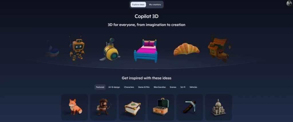 Arriva Copilot 3D: Da IMMAGINE A MODELLO PRONTO in Pochi secondi