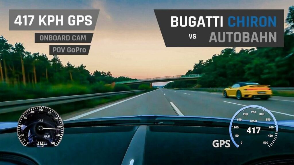 Bugatti Chiron a 417 km/h sull’Autobahn: il video shock che fa infuriare la Germania – News Bugatti Chiron a 417 km/h sull’Autobahn: il video shock che fa infuriare la Germania - News