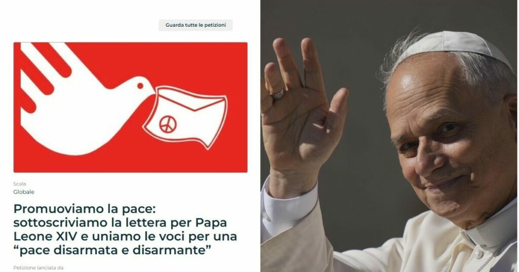 Costruttori di Pace per una pace disarmata. La petizione su IoScelgo Costruttori di Pace per una pace disarmata. La petizione su IoScelgo