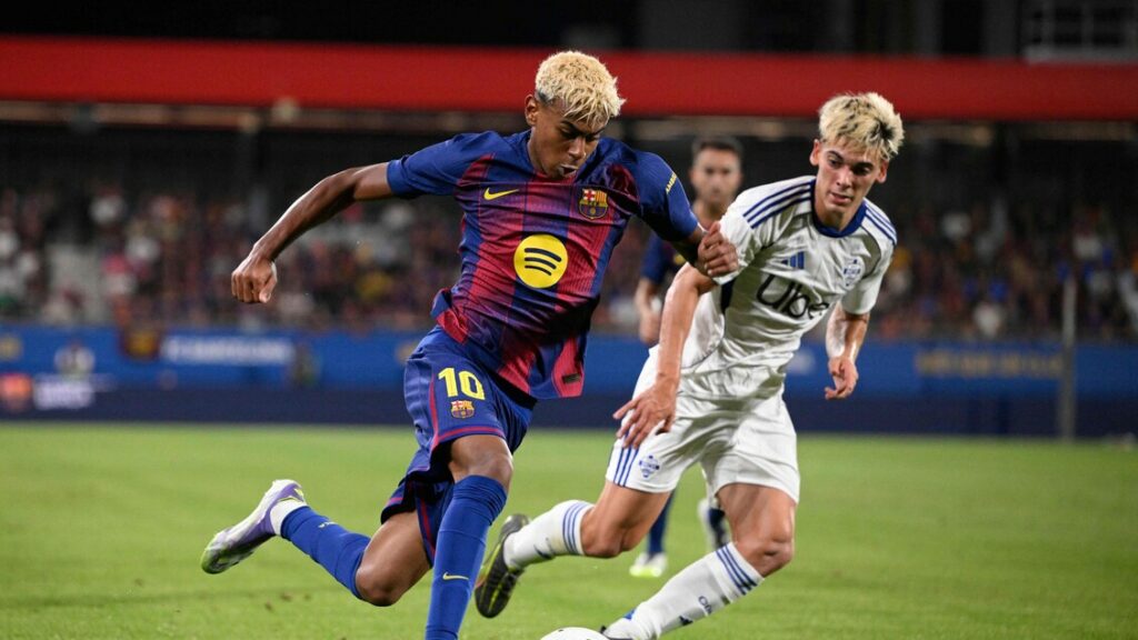 Il Barcellona vince il Trofeo Gamper, Como battuto 5-0 - Calcio