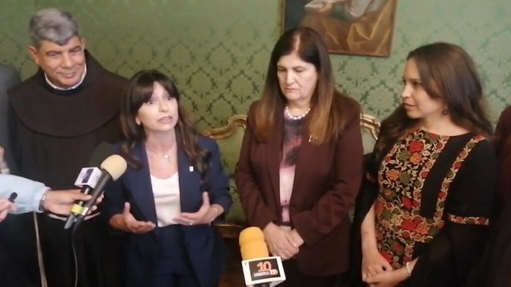 Proietti (Umbria) riceve la ministra degli Esteri della Palestina: "Deve essere riconosciuta"
