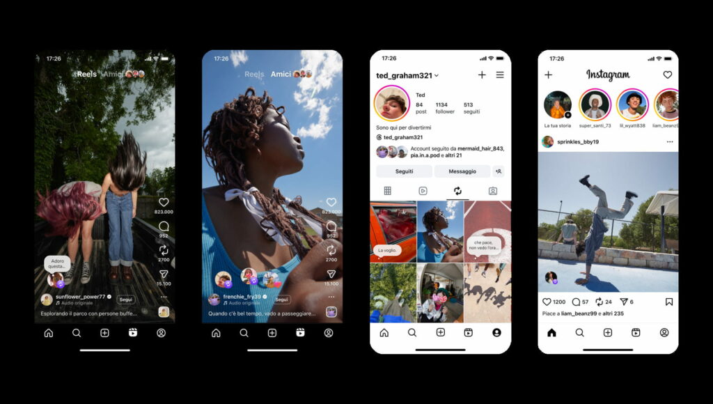 SU Instagram Arrivano Repost, tab amici e condvisione della posizioni