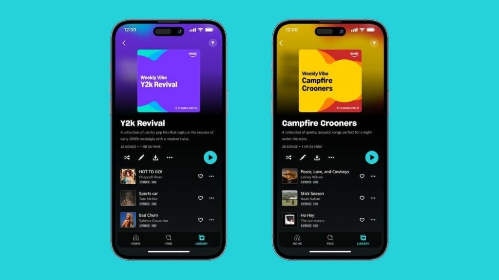 Amazon Music Lancia Weekly Vibe: Playlist ai ogni lunedì