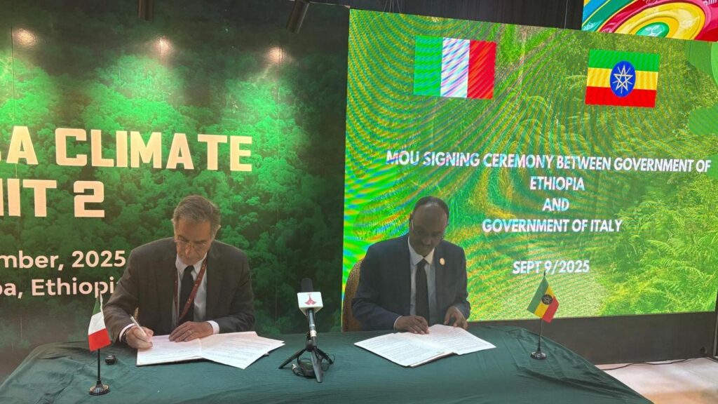 Italia ed Etiopia firmano un accordo per l’Adaptation Hub