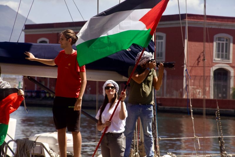 Protests in Italy over drone attack on flotilla bound for Gaza Protests in Italy over drone attack on flotilla bound for Gaza