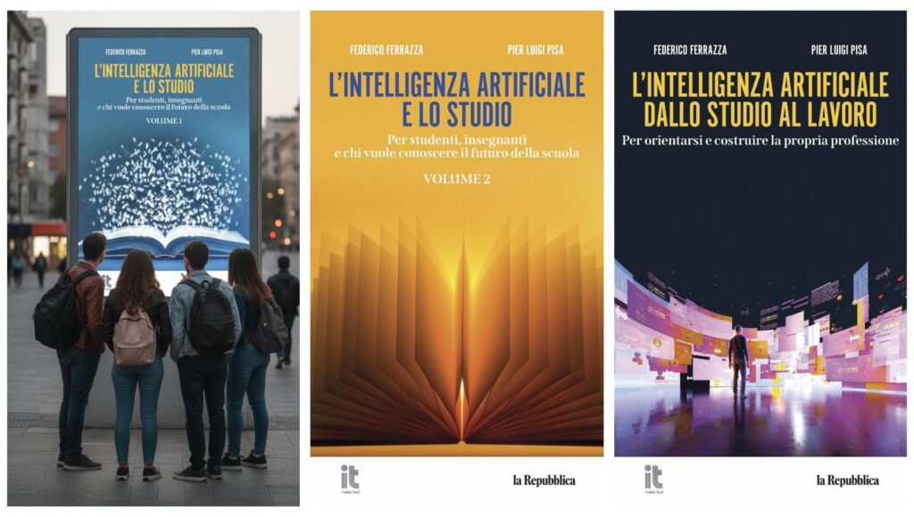 Vieni l'iA Cambia la Scuola e Lo Studio. Tre Libri Gratis Con Republlica Vieni l'iA Cambia la Scuola e Lo Studio. Tre Libri Gratis Con Republlica
