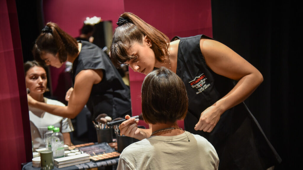 Visitatori truccati come gli attori alla Milano Beauty Week - Notizie
