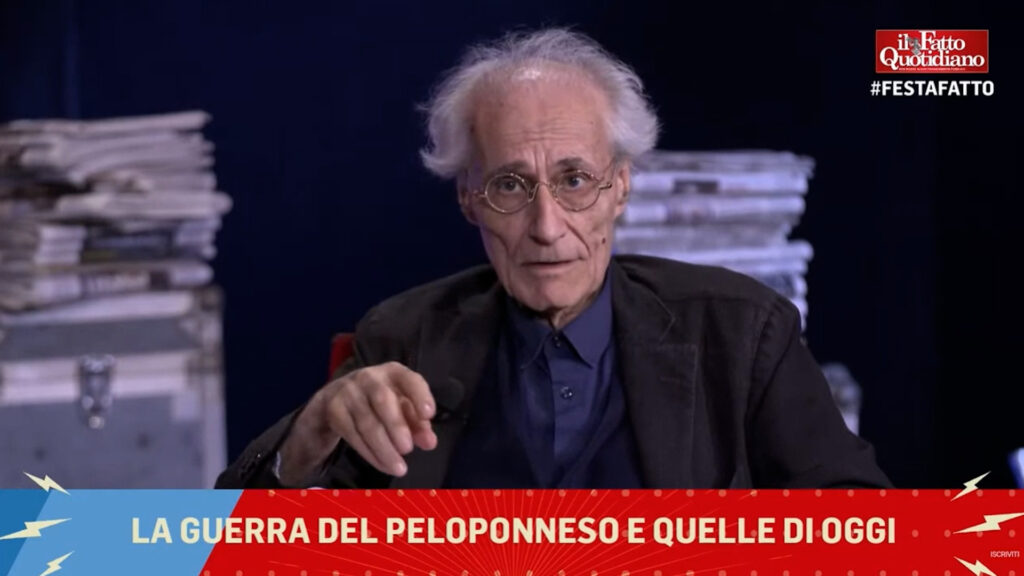 rivedi la lezione di Canfora alla Festa del Fatto Quotidiano