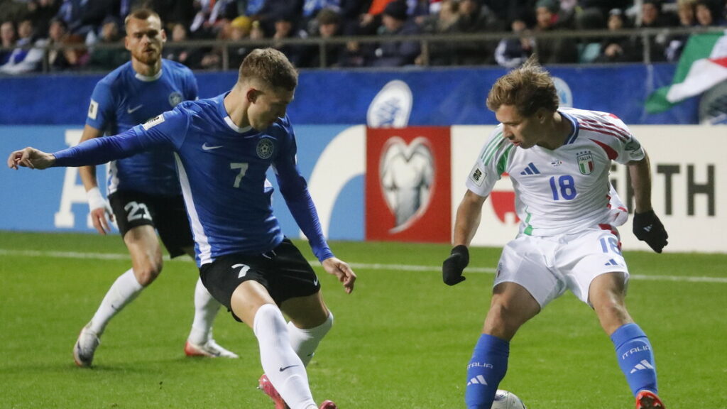 Calcio: qualificazioni ai Mondiali, l’Italia fa tris in Estonia e blinda il secondo posto – Calcio Calcio: qualificazioni ai Mondiali, l'Italia fa tris in Estonia e blinda il secondo posto - Calcio