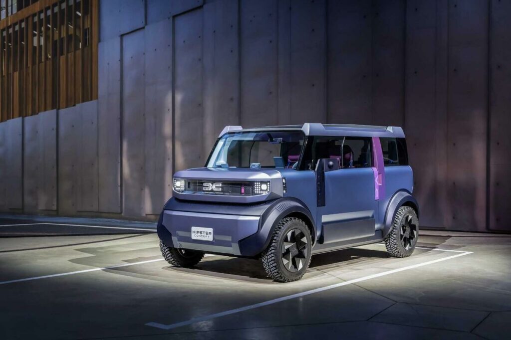 Dacia Hipster Concept: la minicar elettrica da 3 metri con 4 posti veri e bagagliaio da 500 litri - News