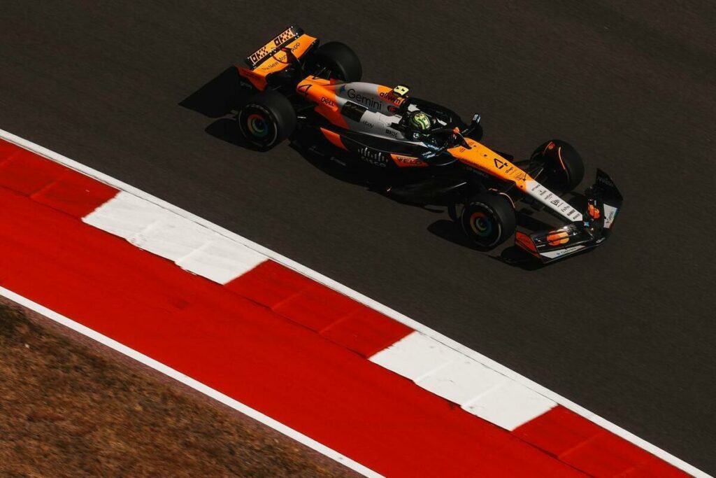 F1 Austin 2025, Norris domina le FP1 al COTA: problemi per la Ferrari di Leclerc - Formula 1