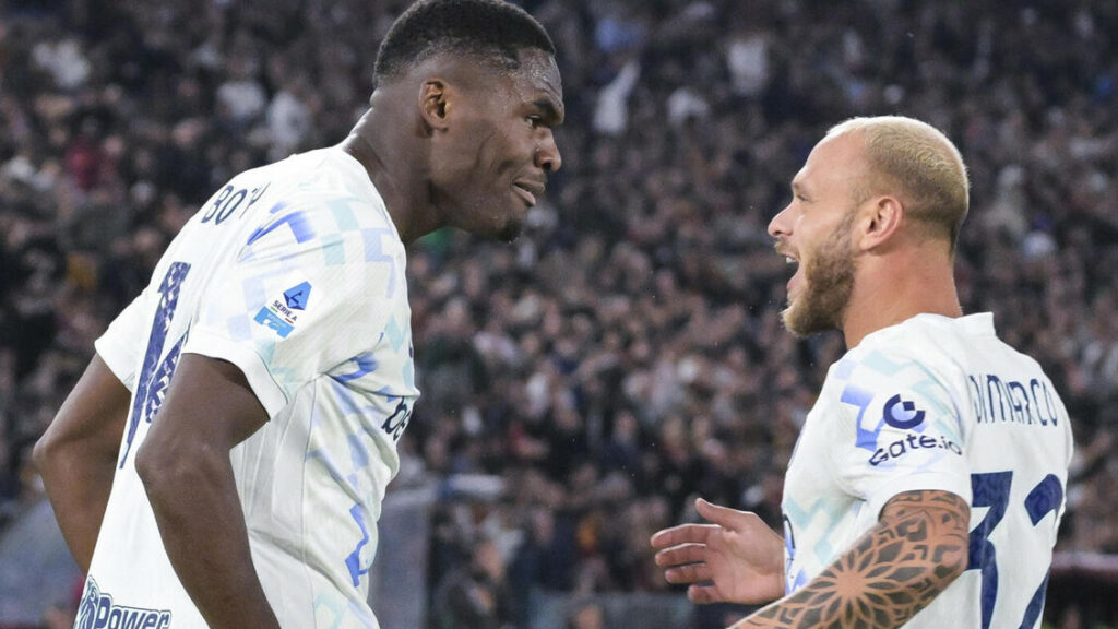 L'Inter passa a Roma e aggancia la vetta, basta Bonny  - Calcio