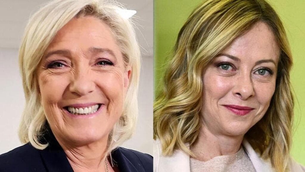 Le Pen: “Invidio a Meloni i miliardi del Pnrr”. Conte: “Nemmeno li voleva e ora li sta perdendo” Le Pen: “Invidio a Meloni i miliardi del Pnrr”. Conte: “Nemmeno li voleva e ora li sta perdendo”