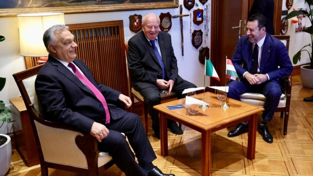 Salvini incontra Orbán al ministero. Il premier ungherese vuole un blocco anti-Kiev