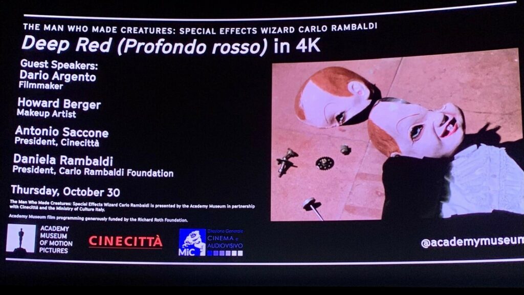 Argento celebra Rambaldi, standing ovation a Hollywood - Cinema