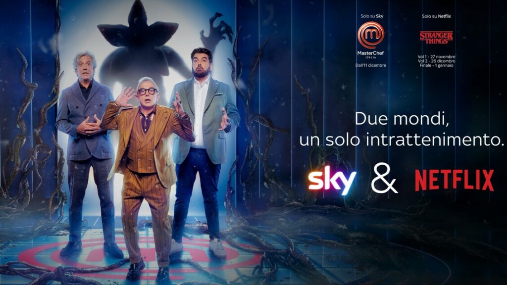 Masterchef incontra Stranger Things, nuovo spot Sky & Netflix - Tv
